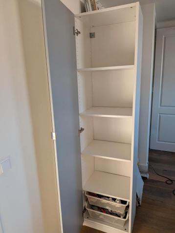 Ikea Pax kast met spiegeldeur en rolmanden - 50x38x201 - afbeelding 2