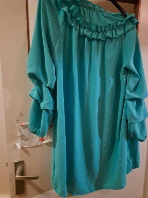 Mintgroen Blousje Maat 46/48, Kleding | Dames, Blouses en Tunieken, Zo goed als nieuw, Maat 46/48 (XL) of groter, Groen, Ophalen of Verzenden
