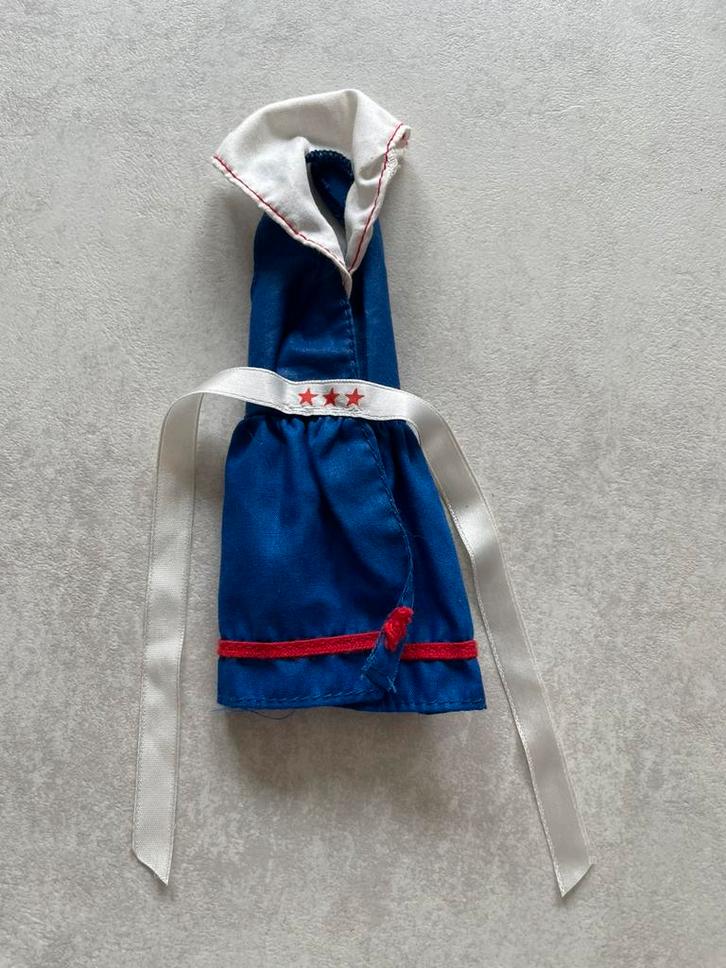 My First Barbie Easy On Fashions" matrozenjurk 1985., Verzamelen, Poppen, Gebruikt, Kleertjes, Ophalen of Verzenden
