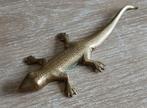 Salamander messing brass reptiel dier decoratie, Ophalen of Verzenden, Reptiel of Amfibie, Beeldje of Figuurtje