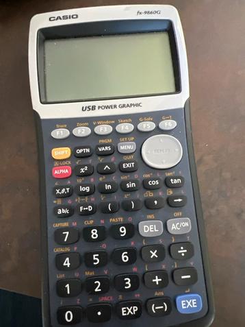 Grafische rekenmachine Casio fx-9860G beschikbaar voor biedingen