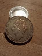 Rijksdaalder 1938 Grof Haar, Postzegels en Munten, Munten | Nederland, Zilver, Ophalen of Verzenden, Koningin Wilhelmina, Losse munt