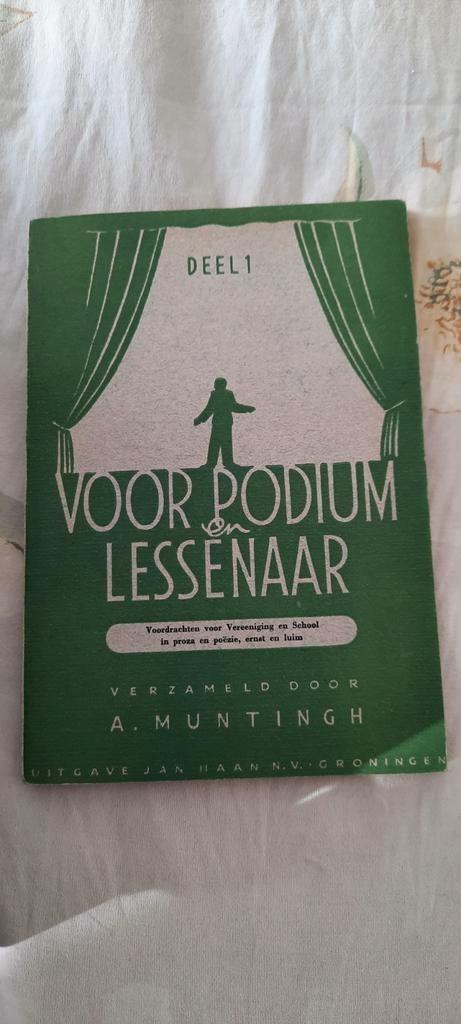 A Muntingh - voor podium en lessenaar Deel I, Antiek en Kunst, Antiek | Boeken en Bijbels, Ophalen of Verzenden