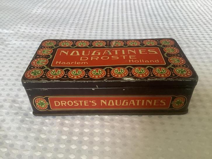 Droste ‘ s nougatines vintage blik, Verzamelen, Blikken, Gebruikt, Overige, Droste, Ophalen of Verzenden