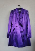 Eight Paris satijnen blazerjurk maat M, Maat 38/40 (M), Verzenden, Paars, Nieuw