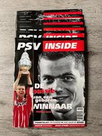 Jaargang 2 PSV Inside Aug 1995 - Juli 1996 6 stuks, Verzamelen, Sportartikelen en Voetbal, Ophalen of Verzenden, Zo goed als nieuw