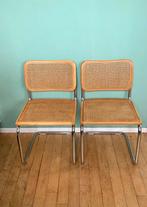 2x Cesca Webbing stoelen / Marcel Breuer Thonet S32, Ophalen, Zo goed als nieuw, Twee