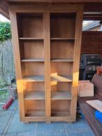 Eiken Houten Boekenkast met Planken, Ophalen, Met plank(en), 100 tot 150 cm, Modern