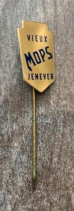 Vieux Mops Jenever Speldje, Verzamelen, Merken en Reclamevoorwerpen, Ophalen of Verzenden