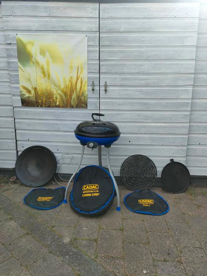 Cadac Carry Chef Skottel Compleet met Accessoires, Tuin en Terras, Barbecue-accessoires, Gebruikt, Ophalen