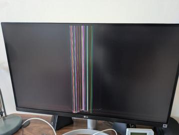 LG 27UP85NP-W Beeldscherm - BESCHADIGD - gratis afhalen beschikbaar voor biedingen