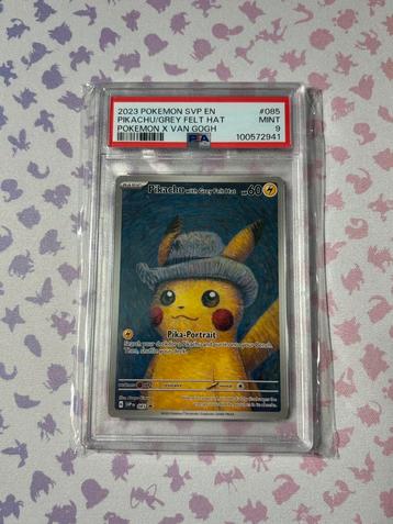PSA 9 PIKACHU WITH GREY FELT HAT 085 PROMO beschikbaar voor biedingen