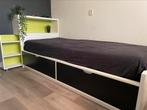 Ikea Flaxa 1 persoons bed + ladekast i.z.g.s, Huis en Inrichting, Slaapkamer | Bedden, Ophalen, 90 cm, Eenpersoons, Wit