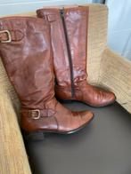 Tamaris leren laarzen maat 39, Ophalen of Verzenden, Gedragen, Bruin, Hoge laarzen