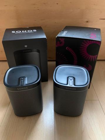 2x Sonos Play 1 (zwart, in doos). beschikbaar voor biedingen