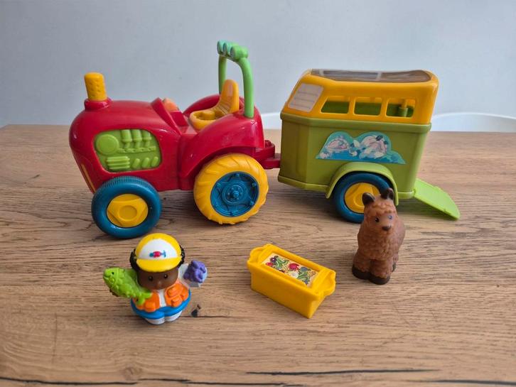 Little People Traktor met Aanhanger, Kinderen en Baby's, Speelgoed | Overig, Gebruikt, Jongen of Meisje, Ophalen of Verzenden