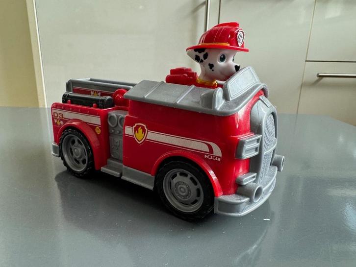 Paw Patrol Marshal met brandweerwagen, Kinderen en Baby's, Speelgoed | Speelgoedvoertuigen, Gebruikt, Ophalen of Verzenden