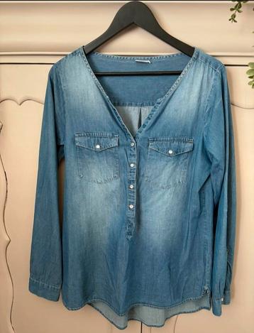 JDY Jacqueline de Yong Denim blouse mt L beschikbaar voor biedingen