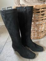 Lange suède zwarte Picardi laarzen maat 37, Hoge laarzen, Zwart, Ophalen of Verzenden, Gedragen