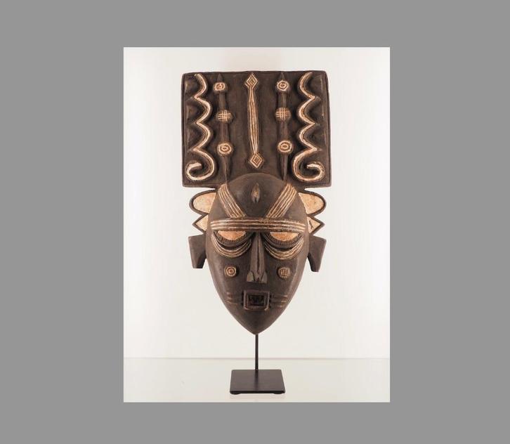 Ligbi / Kulango masker  (170714-06), Antiek en Kunst, Kunst | Niet-Westerse kunst, Ophalen of Verzenden