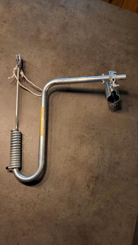 Hondenfietsbeugel met veer, Dieren en Toebehoren, Honden-accessoires, Gebruikt, Ophalen