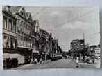 Leiden.Steenstraat met blauwe tram., Ophalen of Verzenden, Voor 1920, Zuid-Holland