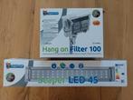 Superfish scaper led en hang on filter 100 ongebruikt, Zo goed als nieuw, Ophalen