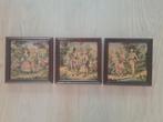3 Gobelin schilderijtjes, Ophalen of Verzenden
