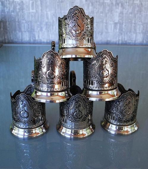 Raketten Satellieten Boven Moskou - Compleet set van 6 stuks, Antiek en Kunst, Curiosa en Brocante, Ophalen of Verzenden