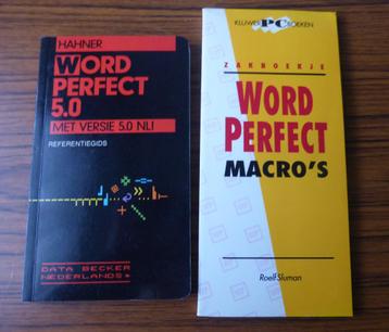 WordPerfect 5.0 referentiegids en WordPerfect Macro's beschikbaar voor biedingen