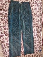 Stieglitz leren broek, Verzenden, Zo goed als nieuw, Blauw