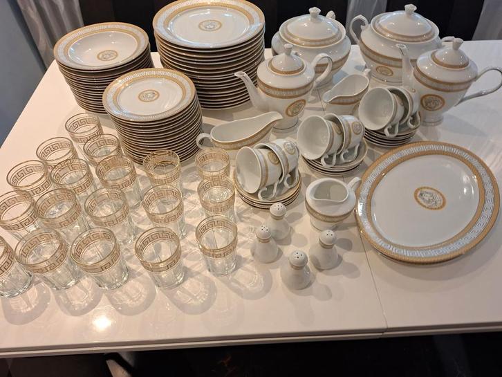 Luxe Porseleinen Servies - Compleet & Prachtig!, Huis en Inrichting, Keuken | Complete keukens, Zo goed als nieuw, Overige typen