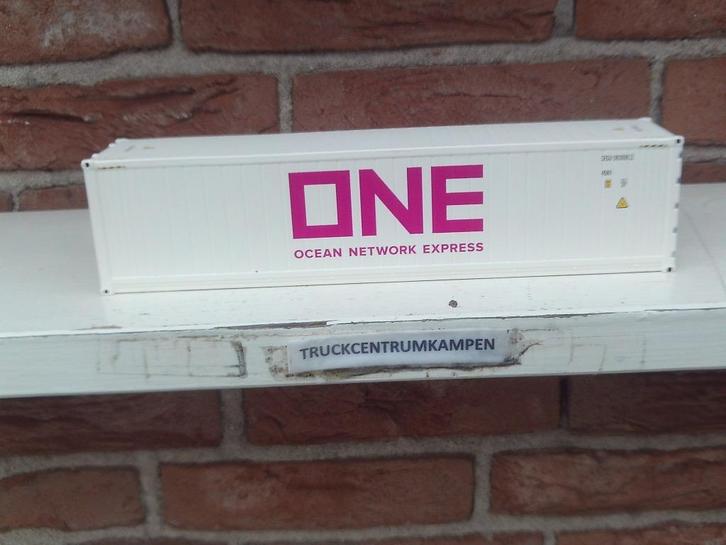 WSI  40  FT  Reefer  Contaiber  Carrier  ONE., Hobby en Vrije tijd, Modelauto's | 1:50, Nieuw, Bus of Vrachtwagen, Wsi, Ophalen of Verzenden