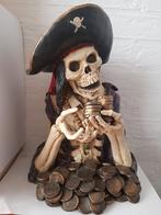 Helloween Piraat Skull Beeld - 30x25x20cm, Ophalen of Verzenden, Zo goed als nieuw