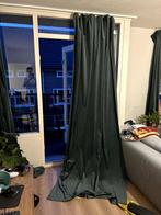 Groen gordijn  (5 stuks!), Ophalen, Gebruikt, 100 tot 150 cm, 200 cm of meer