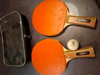Tafeltennisbatjes hoes en pingpongbal, Sport en Fitness, Tafeltennis, Ophalen of Verzenden, Zo goed als nieuw, Net, Batje(s) of Balletje(s)