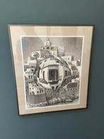 Mooi vintage schilderij van MC Escher, Antiek en Kunst, Kunst | Litho's en Zeefdrukken, Ophalen of Verzenden