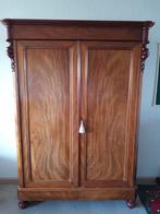 Prachtige antieke notenhouten servieskast, Ophalen