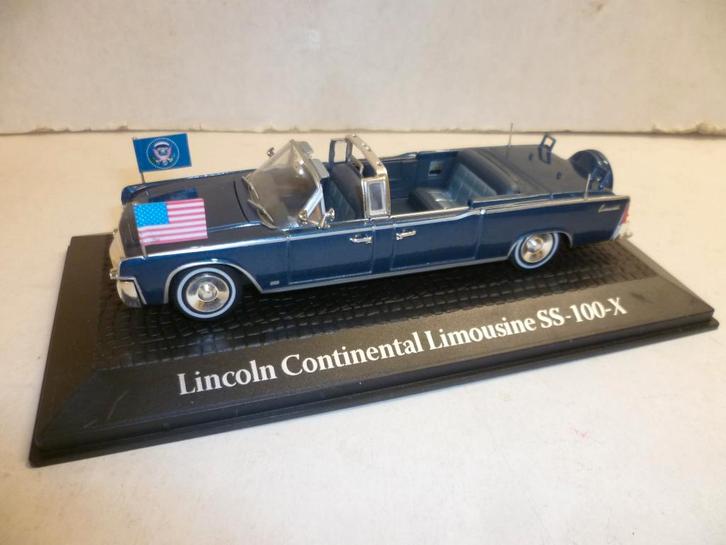 Lincoln Continental Limousine SS 100 X J.F. Kennedy 1:43, Hobby en Vrije tijd, Modelauto's | 1:43, Nieuw, Auto, Overige merken