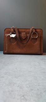 Vintage Suède Handtas - Bruin, Gebruikt, Bruin, Ophalen of Verzenden, Nvt