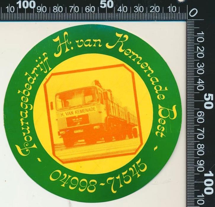 Sticker: Fouragebedrijf Van Kemenade - Best, Verzamelen, Stickers, Zo goed als nieuw, Bedrijf of Vereniging, Ophalen of Verzenden