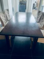 Eettafel 210x89x76cm Teak Look, Huis en Inrichting, Ophalen, Gebruikt, Teakhout, 200 cm of meer