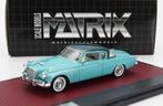 Studebaker Power Hawk 1956 Turquoise 1-43 Matrix Scale Model, Hobby en Vrije tijd, Modelauto's | 1:43, Overige merken, Matrix Scale Models