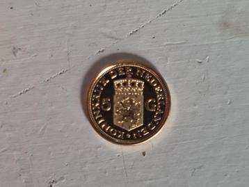 gouden vijfje muntje  0,7 gr beschikbaar voor biedingen