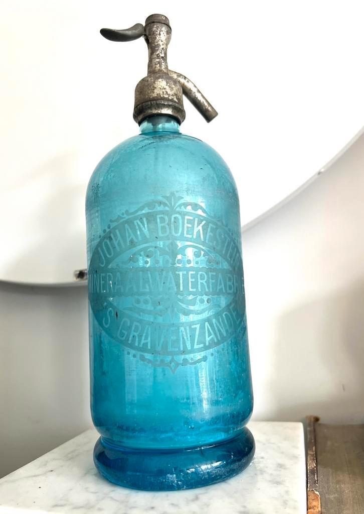 Oude spuitfles Johan Boekestein Mineraalwaterfabriek, Verzamelen, Merken en Reclamevoorwerpen, Zo goed als nieuw, Ophalen of Verzenden