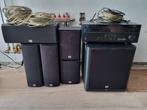 yamaha htr-4072 versterker met onkyo 5.1 set, Ophalen, Gebruikt, Overige merken, Overige spelers
