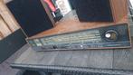 Vintage Grundig RTV 501 Radio met Philips Speakers, Antiek en Kunst, Ophalen of Verzenden