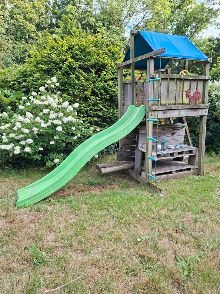 Jungle Gym, Kinderen en Baby's, Speelgoed | Buiten | Speeltoestellen, Gebruikt, Glijbaan, Ophalen