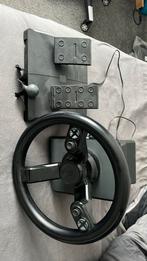 Logitech Saitek stuur&pedalen, Ophalen of Verzenden, Gebruikt, Logitech