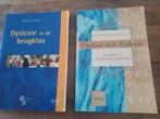 Boeken: Dyslexie in de brugklas en Omgaan met dyslexie, Boeken, Ophalen of Verzenden, Gelezen